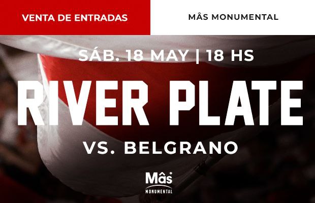 Venta de entradas - River vs. Belgrano (LPF 2024)